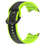 20mm Samsung Galaxy Watch Strap/Band | Black/Lime Elite Silicone Samsung Watch Strap/Band