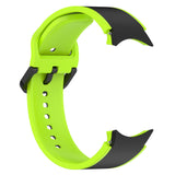 20mm Samsung Galaxy Watch Strap/Band | Black/Lime Elite Silicone Samsung Watch Strap/Band