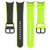 20mm Samsung Galaxy Watch Strap/Band | Black/Lime Elite Silicone Samsung Watch Strap/Band