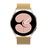 20mm Samsung Galaxy Watch Strap/Band | Gold Premium Milanese Strap/Band