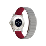 20mm Samsung Galaxy Watch Strap/Band | Grey/Purple Silicone Link Strap/Band