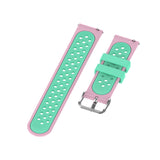 20mm Samsung Galaxy Watch Strap/Band | Pink/Mint Green Silicone Sports Strap/Band