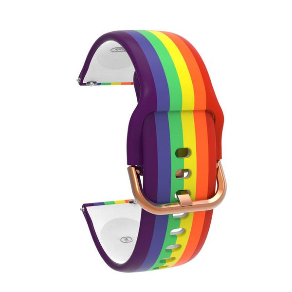 20mm Samsung Galaxy Watch Strap/Band | Pride Patterned Silicone Strap/Band