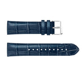 22mm Samsung Galaxy Watch Strap/Band | Blue Smooth Leather Strap/Band