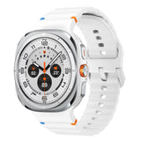 White Silicone Samsung Galaxy Watch 8 Strap | For 40mm/42mm/46mm Models
