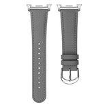 Grey Leather Samsung Galaxy Watch 8 Strap | For 40mm/42mm/46mm Models