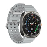 24mm Samsung Galaxy Watch Ultra Strap/Band (47mm) | Light Grey Silicone Sports Strap/Band