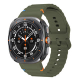 Dark Green Silicone Samsung Galaxy Watch 8 Strap | For 40mm/42mm/46mm Models
