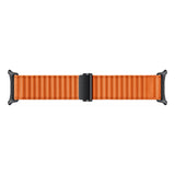 24mm Samsung Galaxy Watch Ultra Strap/Band (47mm) | Orange Original Nylon Strap/Band