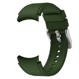 20mm Samsung Galaxy Watch Strap/Band | Army Green Plain Silicone Strap/Band