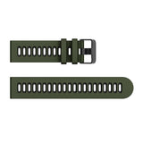 20mm Samsung Galaxy Watch Strap/Band | Army Green/Black Breathable Silicone Strap/Band