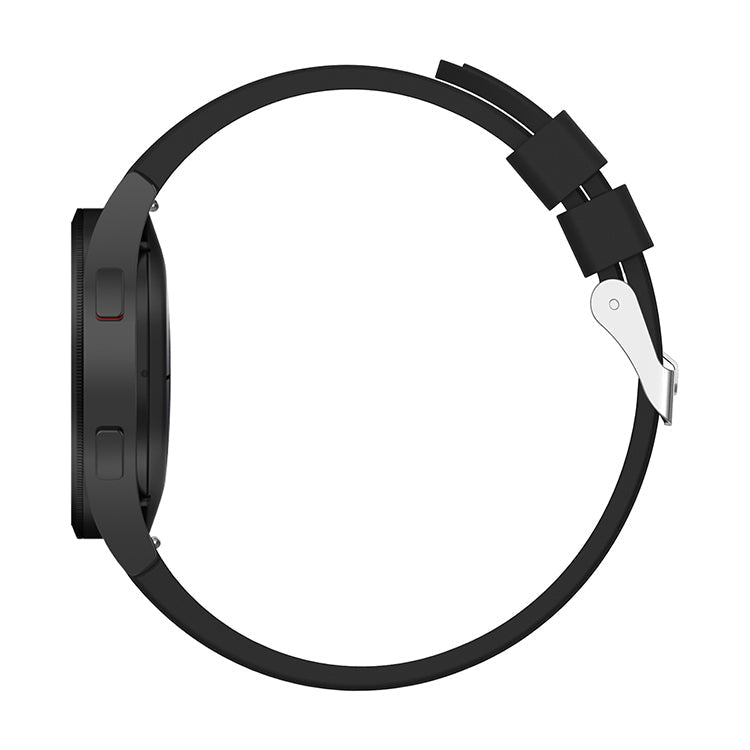 20mm Samsung Galaxy Watch Strap/Band | Black Plain Silicone Strap/Band