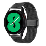 20mm Samsung Galaxy Watch Strap/Band | Black Premium Milanese Strap/Band