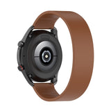 20mm Samsung Galaxy Watch Strap/Band | Brown Silicone Solo Loop
