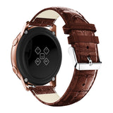 20mm Samsung Galaxy Watch Strap/Band | Brown Smooth Leather Strap/Band