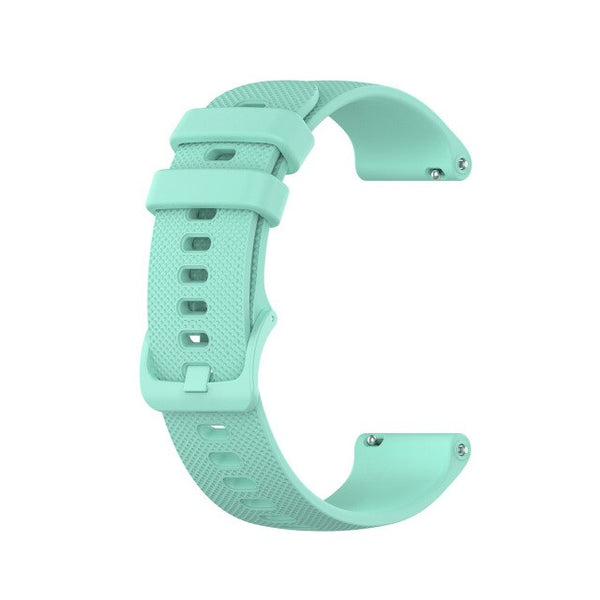 20mm Samsung Galaxy Watch Strap/Band | Duck Green Grained Silicone Strap/Band