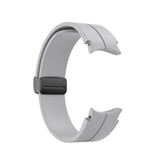 20mm Samsung Galaxy Watch Strap/Band | Grey Plain Silicone Strap/Band (Black Connector)