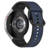 20mm Samsung Galaxy Watch Strap/Band | Midnight Blue/Black Elite Silicone Strap/Band