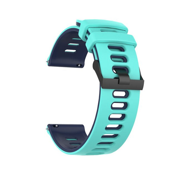 20mm Samsung Galaxy Watch Strap/Band | Mint Green/Blue Breathable Silicone Strap/Band