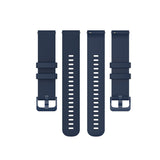 20mm Samsung Galaxy Watch Strap/Band | Navy Blue Grained Silicone Strap/Band