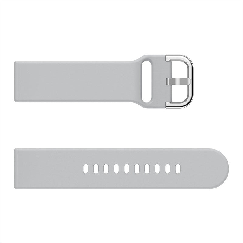 20mm Samsung Galaxy Watch Strap/Band | Original Grey Plain Silicone Strap/Band