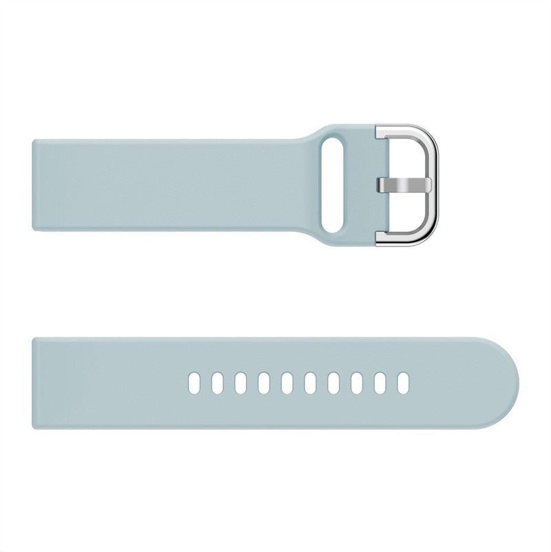 20mm Samsung Galaxy Watch Strap/Band | Original Light Blue Plain Silicone Strap/Band