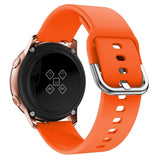 20mm Samsung Galaxy Watch Strap/Band | Original Orange Plain Silicone Strap/Band