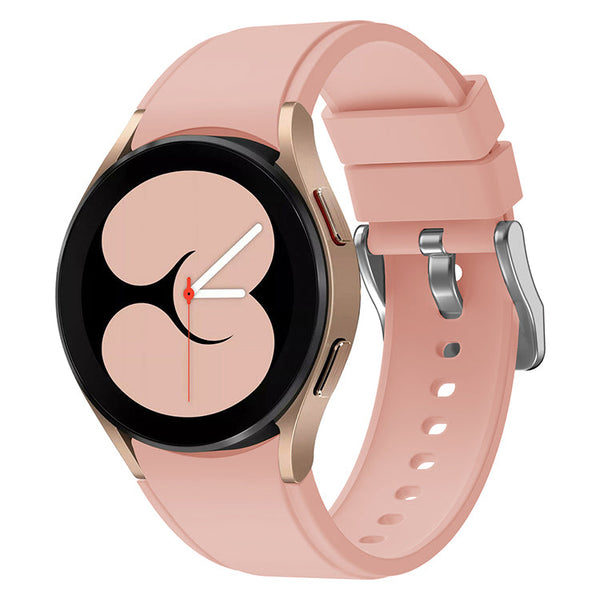 20mm Samsung Galaxy Watch Strap/Band | Pink Plain Silicone Strap/Band