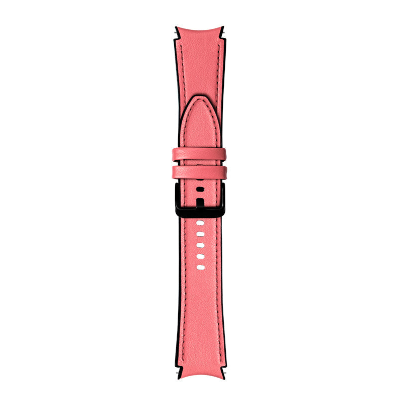 20mm Samsung Galaxy Watch Strap/Band | Pink Premium Leather Strap/Band