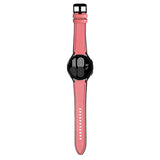 20mm Samsung Galaxy Watch Strap/Band | Pink Premium Leather Strap/Band