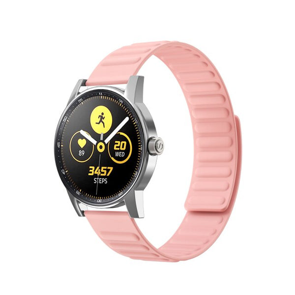 20mm Samsung Galaxy Watch Strap/Band | Pink Silicone Link Strap/Band