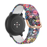 20mm Samsung Galaxy Watch Strap/Band | Psychedelic Patterned Silicone Strap/Band