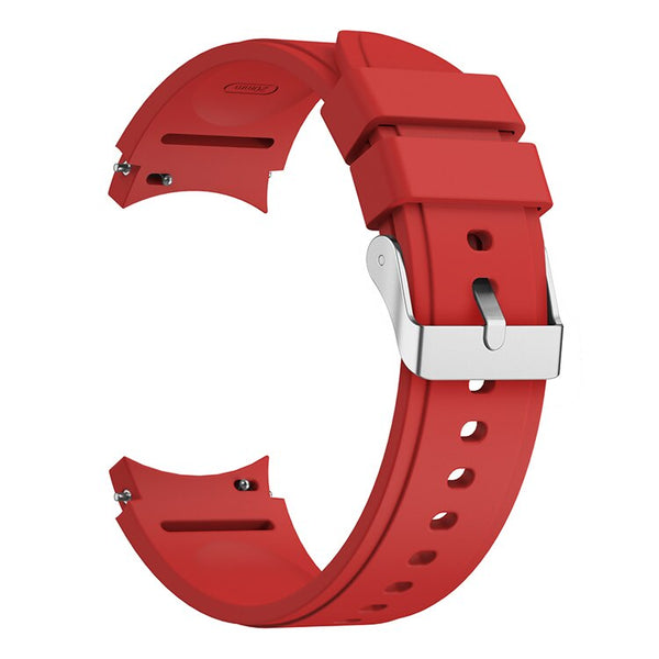 20mm Samsung Galaxy Watch Strap/Band | Red Plain Silicone Strap/Band