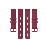 20mm Samsung Galaxy Watch Strap/Band | Red Wine Grained Silicone Strap/Band
