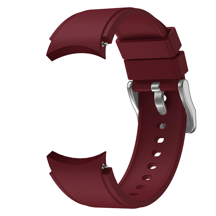 20mm Samsung Galaxy Watch Strap/Band | Red Wine Plain Silicone Strap/Band