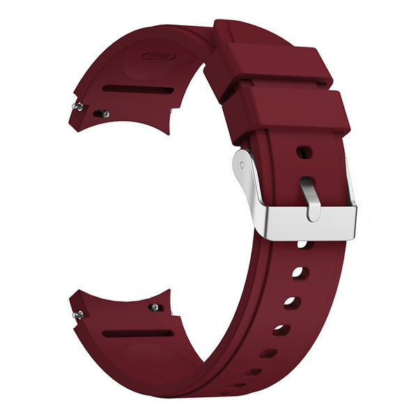 20mm Samsung Galaxy Watch Strap/Band | Red Wine Plain Silicone Strap/Band