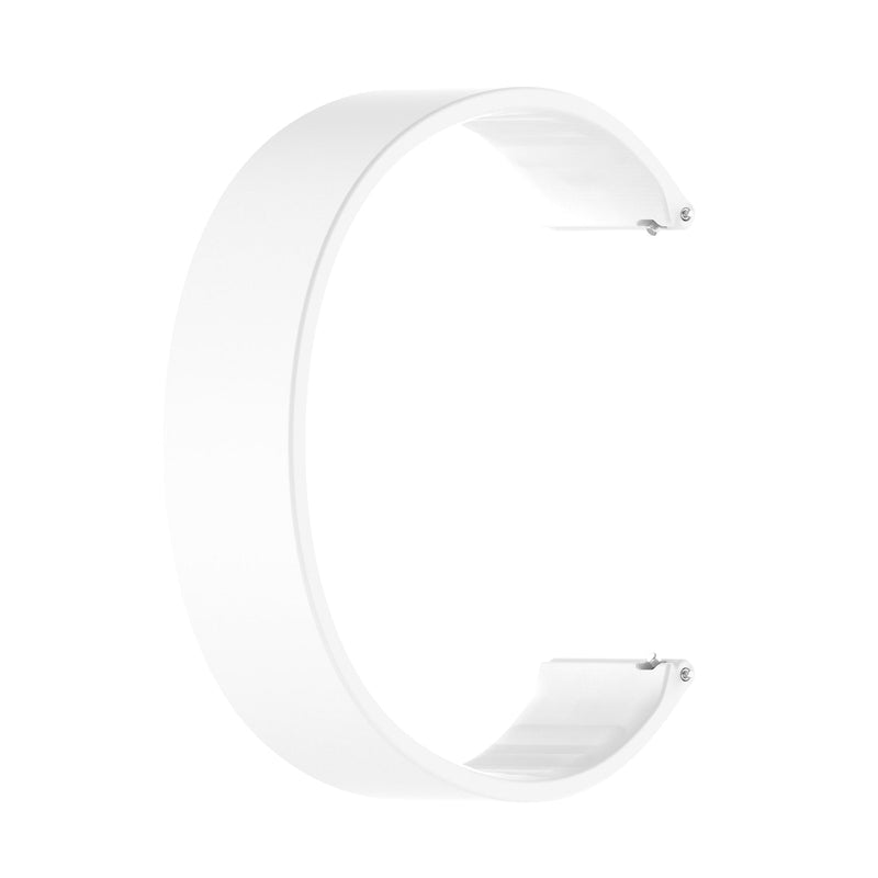 20mm Samsung Galaxy Watch Strap/Band | White Silicone Solo Loop