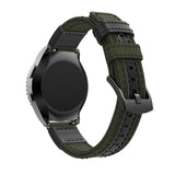 22mm Samsung Galaxy Watch Strap/Band | Army Green Canvas Adventurer® Strap/Band