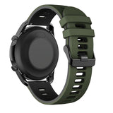 22mm Samsung Galaxy Watch Strap/Band | Army Green/Black Sports Strap/Band