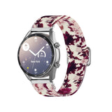 22mm Samsung Galaxy Watch Strap/Band | Autumn Flowers Nylon Strap/Band