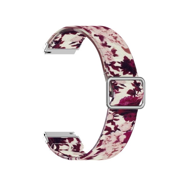 22mm Samsung Galaxy Watch Strap/Band | Autumn Flowers Nylon Strap/Band