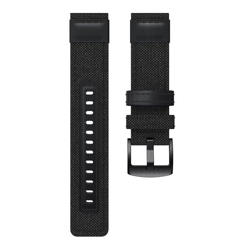 22mm Samsung Galaxy Watch Strap/Band | Black Canvas Adventurer® Strap/Band