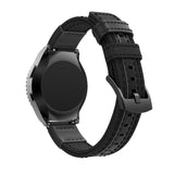 22mm Samsung Galaxy Watch Strap/Band | Black Canvas Adventurer® Strap/Band