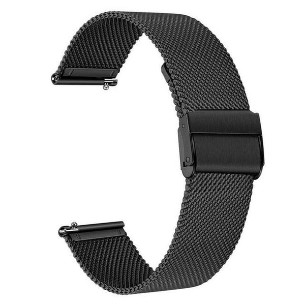 22mm Samsung Galaxy Watch Strap/Band | Black Milanese Strap/Band
