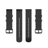 22mm Samsung Galaxy Watch Strap/Band | Black Smooth Silicone Strap/Band