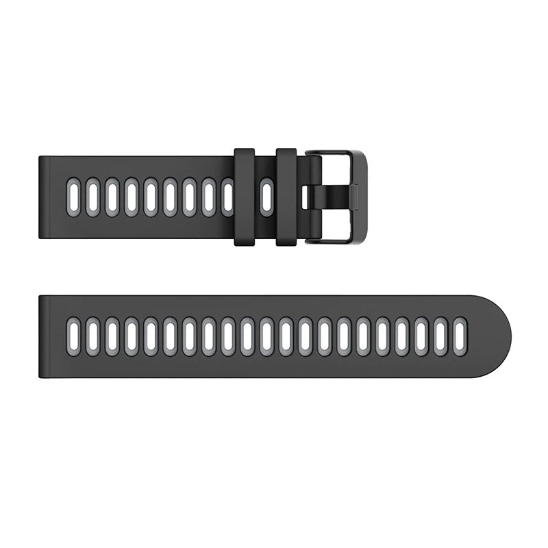 22mm Samsung Galaxy Watch Strap/Band | Black/Grey Sports Strap/Band