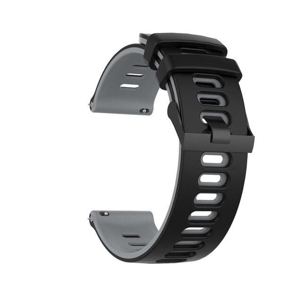 22mm Samsung Galaxy Watch Strap/Band | Black/Grey Sports Strap/Band