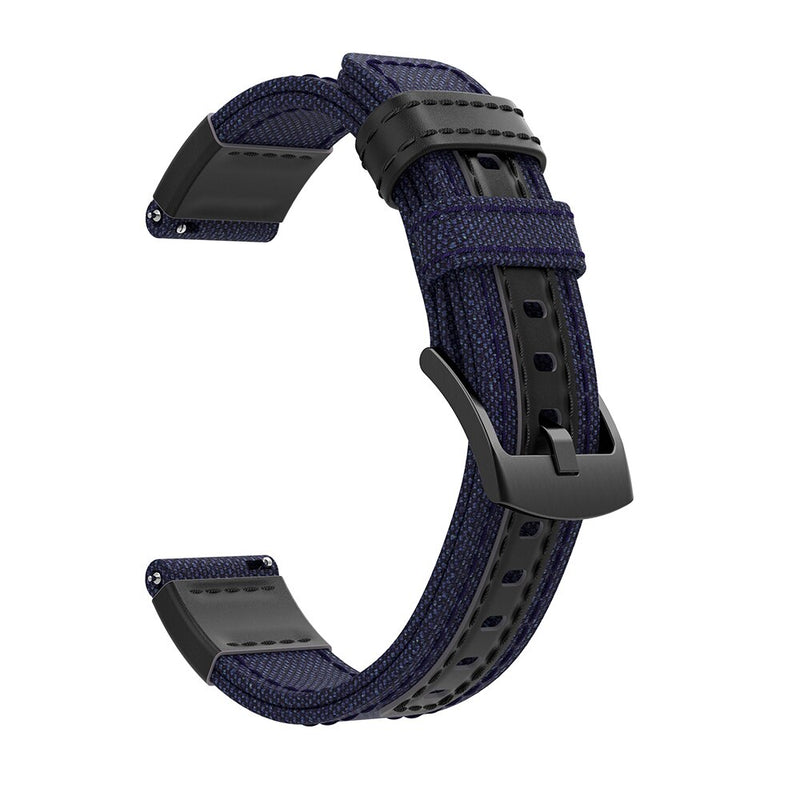 22mm Samsung Galaxy Watch Strap/Band | Blue Canvas Adventurer® Strap/Band