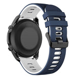 22mm Samsung Galaxy Watch Strap/Band | Blue/White Sports Strap/Band