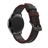 22mm Samsung Galaxy Watch Strap/Band | Brown Canvas Adventurer® Strap/Band
